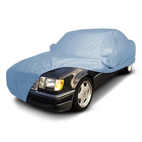 Image of iCarCover Premium Car Cover for 1985-1991 Mercedes-Benz 420SE, 420SEL, 500SE, 500SEL Heavy Duty Waterproof All-Weather Automobiles Custom Fit Indoor Outdoor UV Snow Protection Covers
