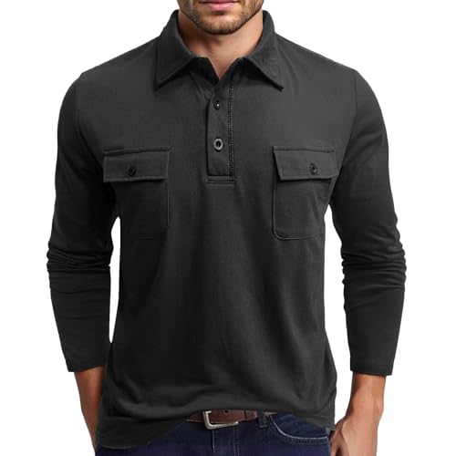 Chemise polo homme t-shirt de travail léger respirant avec poche cargo