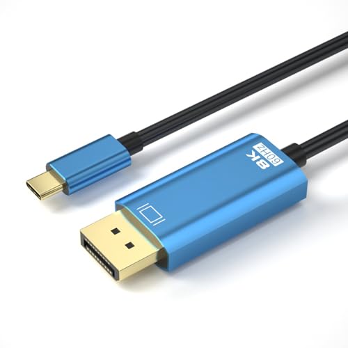 Cable USB C a DisplayPort 1.4 con señal estable de 1.8m 1