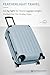 Hauptstadtkoffer Spree - Mittelgroßer Hartschalenkoffer, TSA, 4 Rollen, Koffer, Trolley, Rollkoffer, Reisekoffer, Volumenerweiterung, 65 cm, 74 Liter, Pool Blau