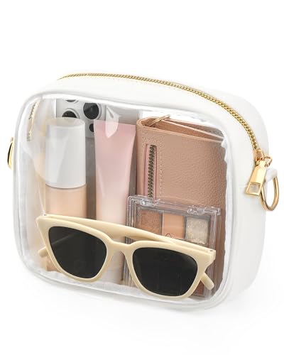 FANGSUN Clear Crossbody Bag - Stadium Approved Purse for Women, Small Clear Bag for Events, Concert, Sport4