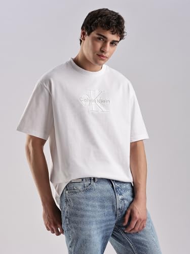 Image of Embroidered Logo Relaxed-Fit Cotton T-Shirt