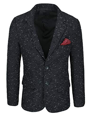Veste homme blazer en laine premium gris coupe élégante Evoga