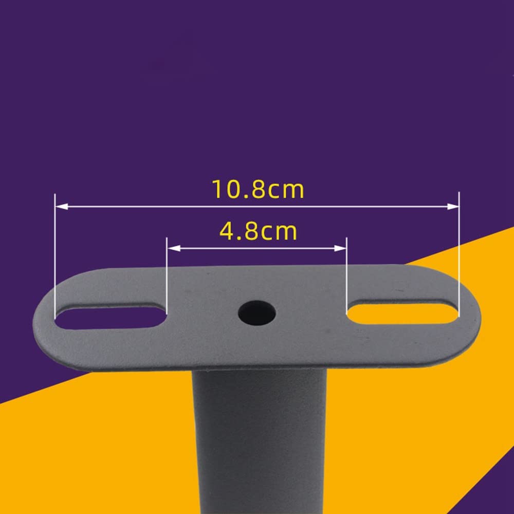 4 okrągłe nóżki meblowe, regulowane, metalowe, typ T, do ramy, stałe akcesoria tatami (rozmiar: wys. 35 cm)