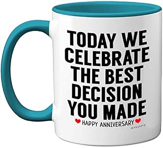 Stuff4 Anniversary Mug for Him Her, Funny Coffee Mug for Men Women, 11oz Ceramic Mug, Gifts for Girlfriend, Presents for Boyfriend, Perfect for an Anniversary, Christmas, Valentines or a Birthday