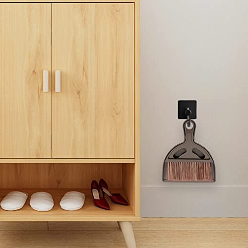 Small Broom And Dustpan Set Mini Dustpan And Brush, Hand Broom And Dustpan Set, Mini Broom And Dustpan Set For Home/Camping/Pets/Dorm (Brown) #TOP2