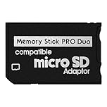 USB Flash Drive Adapter for PSP, Micro SD to Pro Duo MagicGate Memory Card Compatible with Camera, Handycam, Cell Phone and PSP 1000/2000/3000