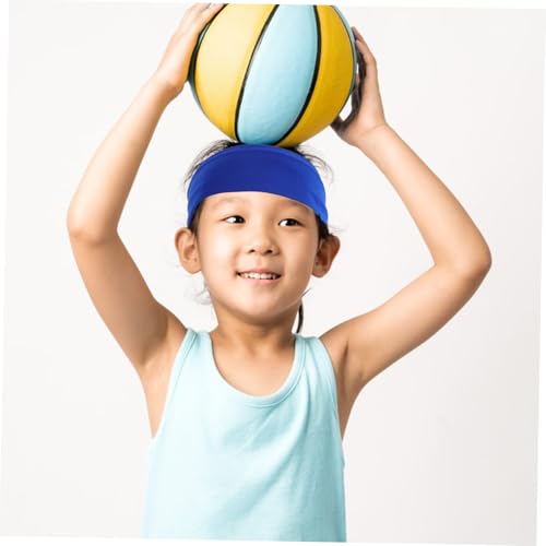 SUPVOX 5pcs Sports Headband Moisture Wicking Elastic Hairbands for Soccer Basketball Running Stylish Sweatbands for Boys and Comfortable Breathable Athletic Accessories 7