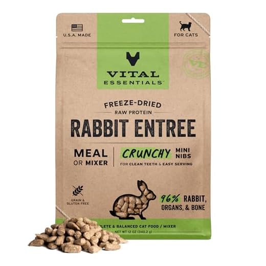 Vital Essentials Freeze-Dried Rabbit Cat Food