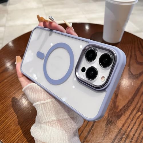 Charge magnétique pour iPhone 11 Pro via cet étui transparent gris