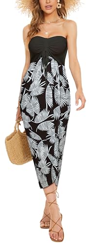 Gosunny Schulterfreies Kleid Boho...