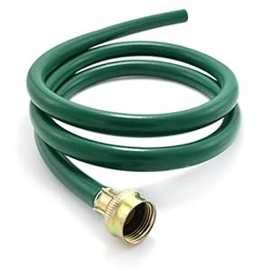 Burst-Proof Dehumidifier Drain Hose – 5 FT Green Rubber, 3/4″ FHT, Heavy Duty, Flexible, Leak-Resistant for Efficient Water Drainage,CUPC and NSF-61 Certificated