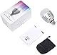 Aputure Accent B7C 7W RGBWW LED Smart Bulb, TLCI 96+ CRI 95+ 2000K-1,000K,CCT/HSI/FX Mode Sidus Link App Control Built-in Battery/AC Power via E26/E27 Socket