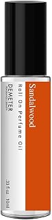 DEMETER Sandalwood Roll On Perfume Oil, 0.33 Oz, Long-Lasting