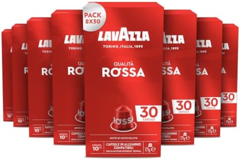 Lavazza Qualità Rossa Kapseln, 240 Stück | Nespresso kompatibel