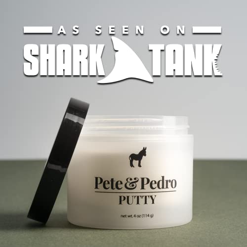 Pete & Pedro Putty - Hair Putty For Men | Strong Hold And Matte Finish, Low Shine Hair Clay | As Seen On Shark Tank, 4 Oz. #TOP5