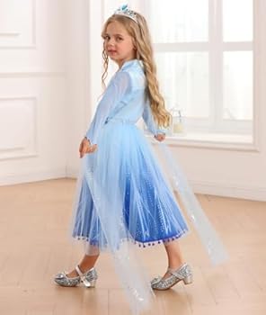 Lito Angels Prinses Kostuum met Accessoires voor Peuter Meisjes, Geel, Maat 98 Leeftijd 2-3 Jaar Markering 100
