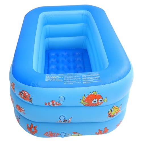 CIYODO 1 Piscina Inflable Juguete para Bañera Inflable Colchón De Agua Color Azul
