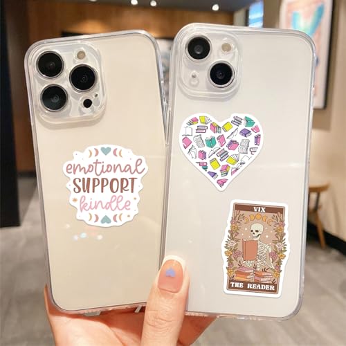 100pcs Book Stickers for Kindle, Bookish Reading Stickers for Laptop, Booktok Book Lover Clear Vinyl Case Gifts Accessories for Teens Adults - image 8