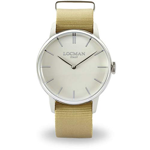 Montre Locman Unisexe 0251V0500AVNKNH boîtier acier et bracelet nylon