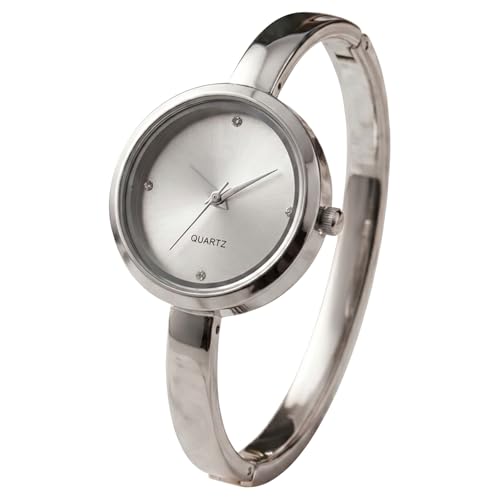 Image of PAPIO Women's Bracelet Watch for Girls & Women | Elegant Quartz Analog Wrist Watch | Stylish Stainless Steel Bangle Watch | Party & Casual Wear