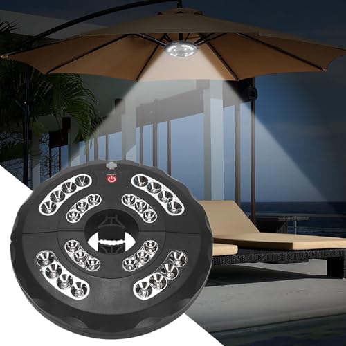 Lumières pour parasol extérieur : l'éclairage rechargeable idéal pour vos repas de jardin - 3
