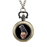 Material: Our pocket watch features a high-quality alloy case that offers exceptional durability and protection, ensuring your vintage pocket watch remains scratch-free. The clear glass dial is easy to read, making it a practical choice for timekeepi...