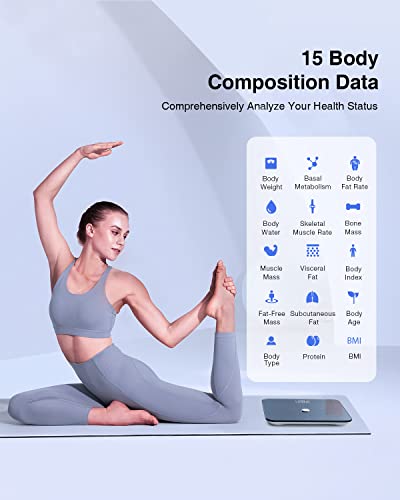 GZHJS Bilancia Pesapersone Digitale-Bluetooth da