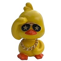 Amazon.co.jp: 【眺め-右手】首振りアヒル 置物 ダッシュボード飾り 車