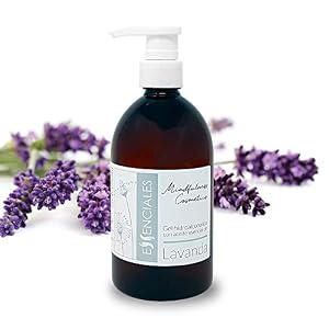 Essenciales – Gel Hidroalcóholico Desinfectante manos con Aceites Esenciales 100% puros (Aceite Esencial Lavanda, 500 ml…