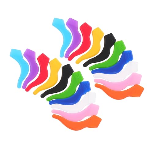 BUTIFULSIC 眼鏡用イヤーグリップ 滑り止めメガネホルダー シリコン製 耳掛けデザイン アウトドア活動やスポーツ用 40個セット 色指定不可