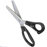 Dressmaking Sewing Craft Scissors, Professional Stainless Steel Pinking Shears Comfort Grip, Serrate