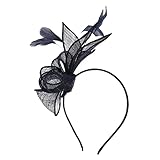 Homoyoyo Fascinator Stirnband Mit Kleiner Hut Eleganter Haarschmuck Für Damen Und Mädchen Strapazierfähiges Material Für Bühnenauftritte Und Gemeindeveranstaltungen