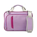 Slim Padded Unisex 13 inch Laptop Messenger Shoulder Bag for Dell 13/14, Latitude, Asus, LG Gram, Samsung Galaxy Chromebook