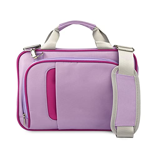 Slim Padded Unisex 13 inch Laptop Messenger Shoulder Bag for Dell 13/14, Latitude, Asus, LG Gram, Samsung Galaxy Chromebook