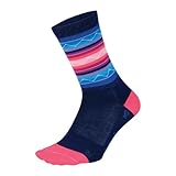  DeFeet &apos Calze Handlebar Mustache The Wall – Blu Navy, S (36 – 39.5)