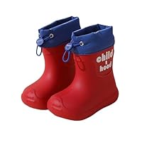 SEAUR Girls Wellies Kids Wellington Boots Toddler Boys Rain Boots Wellies Shoes