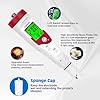 GIDIGI Digital Pool Salt Tester,pH Salinity Meter for Saltwater Pool,5 in 1 Salt Meter Pool Water Tester with 12.88 mS/cm Calibration Solution,Saltwater Aquarium pH Test,TDS PPM EC Reader for Water #5