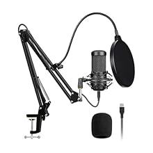【Professional Sound Quality】Upgrade your studio setup with our high-quality vocal microphone, designed for crystal-clear audio recording. Ideal for podcasts, voice-overs, and music production. Explore new possibilities with the wide frequency respons...