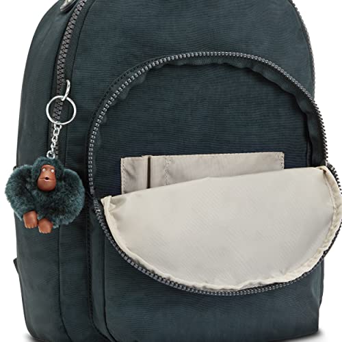 Image of Kipling Women's Seoul Small Backpack, Durable, Padded Shoulder Straps with Tablet Sleeve, Bag, True Blue Tonal, 10.5''L x 13.75''H x 6.75''D (KI40824DX)