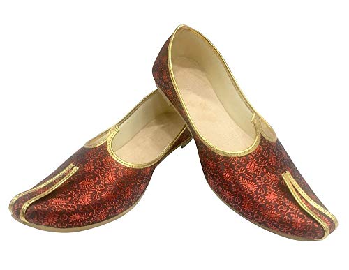 Mens Mehroon Sherwani Jutti Wedding Shoes Indian Shoes Ethnic Shoes Mojari Juti2