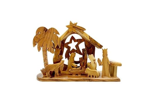Olive Wood Hand Carved Nativity