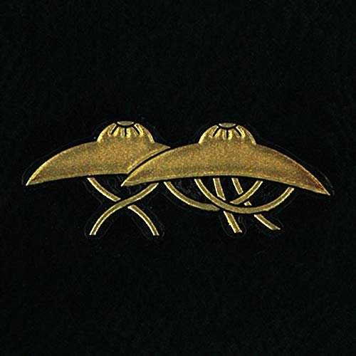 家紋 蒔絵シール 「柳生笠　金」