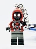 Miles Morales (Spider-man) LEGO Marvel Super Heroes Miles Morales Minifigure Llavero Llavero 854153