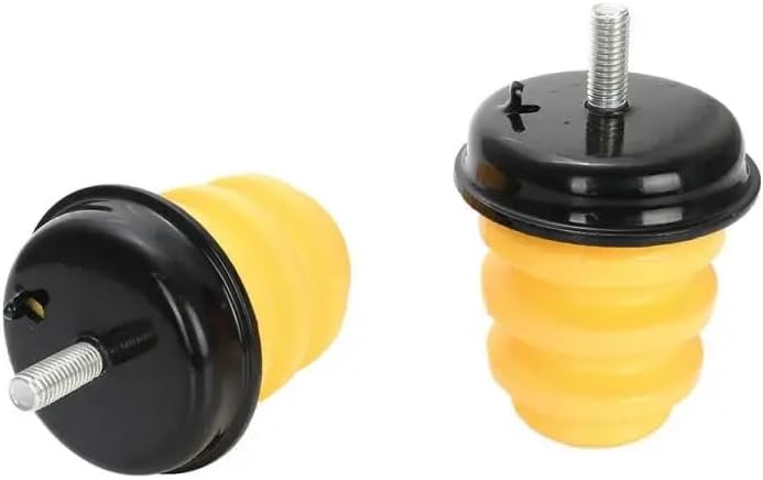 1/2Pcs 15712438 Rear Axle Rubber Shock Absorber Bump Stop Bumper Spring Front Arm 15153958 For GMC Sierra Chevy Silverado 1500 a(Yellow-1PCS)