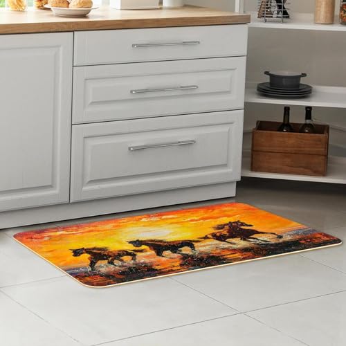 Tapis de cuisine antidérapants et lavables lot de 2 grand couloir - 7