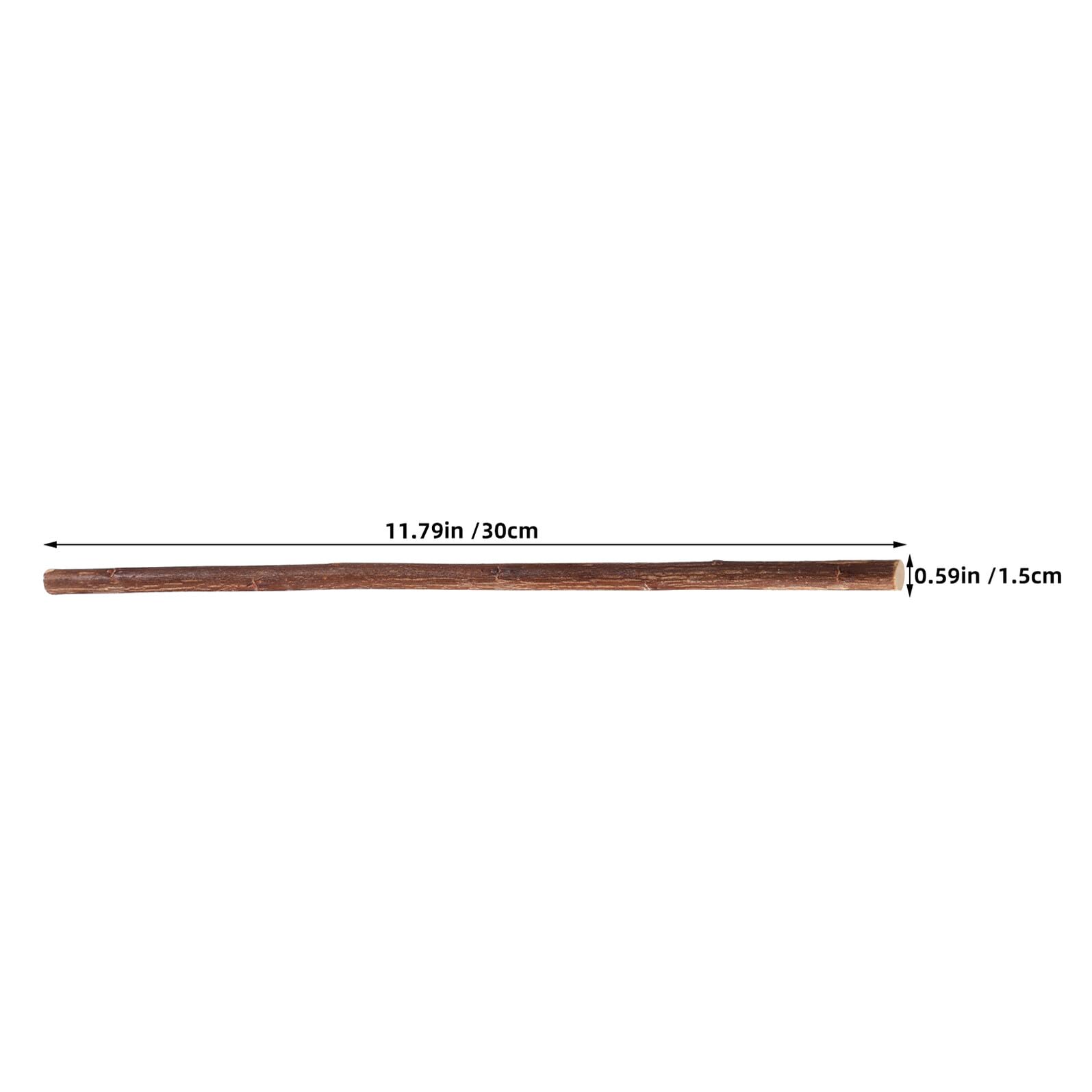 Beaupretty Trockenholz Zweige 30cm – 100 Stück Natürliche Bastelhölzer mit Variierender Stärke Rustikale Selbstgemacht Holzstäbe für Basteln Hochzeitsdeko und Tischdekoration