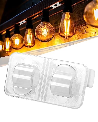Hooks for Outdoor String Lights Clear - 22 Pack Outdoor Light Clips with Large Waterproof UV-Resistant Adhesive Strips - Hooks for Outside Hanging Light Cable Cord Holders Organizer Heavy Duty Hooks for Outdoor String Lights Clear - 22 Pack Outdoor Light Clips with Large Waterproof UV-Resistant Adhesive Strips - Hooks for Outside Hanging Light Cable Cord Holders Organizer Heavy Duty