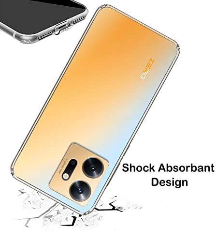 Image of Transparent Soft Silicone TPU Flexible Back Cover Compatible with Infinix Zero 20