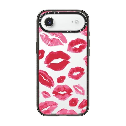 Coque iPhone Air design Rouge à lèvres Kisses CASETiFY antichoc pour le quotidien